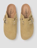 Natura - Schoen - Klom/slof met studs - Suede - Dames