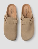 Natura - Schoen - Klomp - Suede - Beige - Dames
