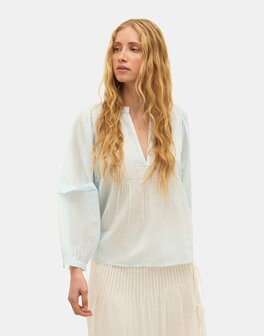 Natura - Blouse - Lagos - lichtblauw