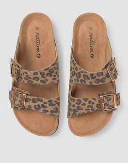 Natura - Schoen - Sandalen - Suede - Leopard - Dames