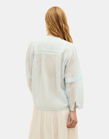 Natura - Blouse - Lagos - lichtblauw
