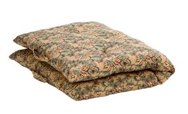 Madam Stoltz - matraskussen - perzik/zeegroen/zand - 60 x 100 cm