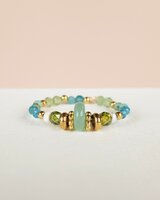 My Heritage - ring - apatite mixed gemstones and one oval stone