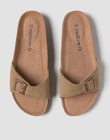 Natura - Slipper- Suede - Dames - Beige
