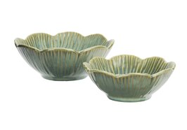 Madam Stoltz - kom groen - set van 2