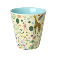 Rice - Melamine Cup - medium - Fun Fair Green