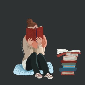 MarjoMaakt - Kaart - Boekenwurm