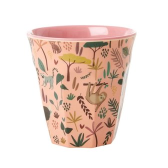 RICE - MELAMINE CUP - Pink Jungle