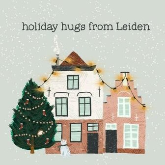 MarjoMaakt - Kaart - Holiday Hugs from Leiden