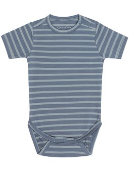 Kids up Baby - Romper blauw - gestreept