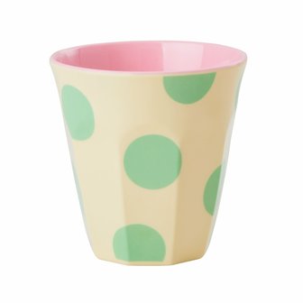 RICE - Melamine Cup- Mint Dot