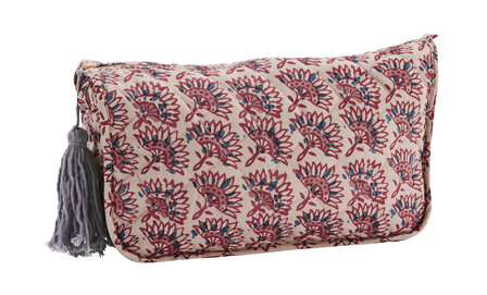 Madam Stoltz - toilettas - pink/nude/blauw