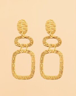 Muja Juma - Earring - goldplated - Maren - hoop 11 mm