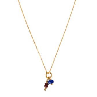 Jules Bean - Ketting - Somethin&#039; Somethin&#039; - Blauw - Verguld