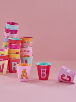 Rice - Melamine Cup - alfabet letters