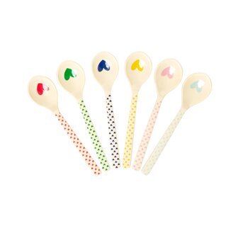 Rice - Melamine spoon with heart