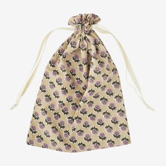 Madam Stoltz - printed cotton bag - multicolor - 30x40 cm