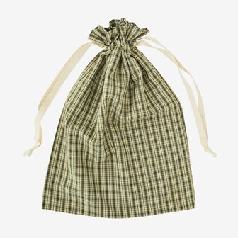 Madam Stoltz - printed cotton bag - multicolor - 30x40 cm