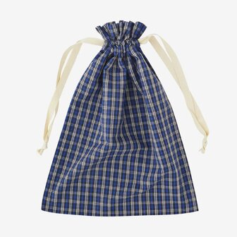 Madam Stoltz - printed cotton bag - multicolor - 30x40 cm