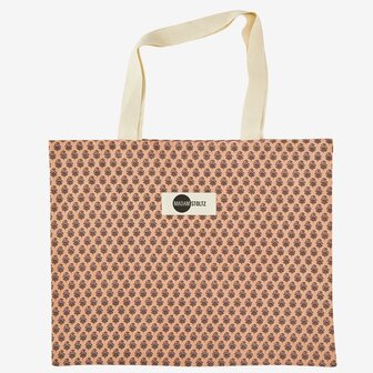 Madam Stoltz - Shopper - katoen met print - 50x40 cm