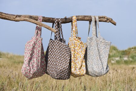 IB Laursen - Bag - Quilted - Grapevines print