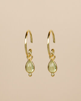 Muja Juma - Earring - goldplated - Baeus - Peridot