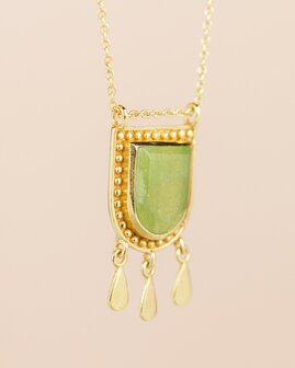 Muja Juma - Ketting - Verguld - Ladybug -  Vessoniet