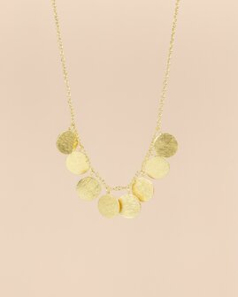 Muja Juma - necklace - Gold Plated - Heliconian - Coins