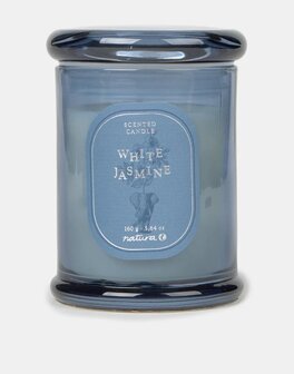 Natura- London scented candle - Blue - White Jasmin