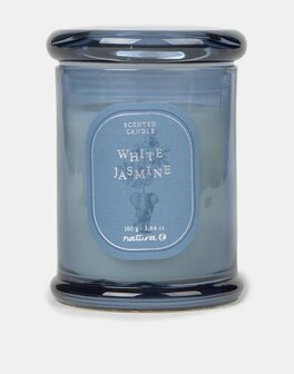Natura- London scented candle - Blue - White Jasmin