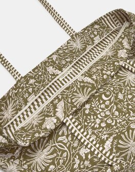 Natura - Shopper - Arin - Print - Khaki / wit