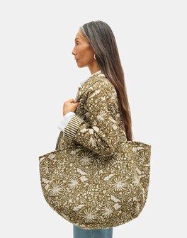 Natura - Shopper - Arin - Print - Khaki / wit