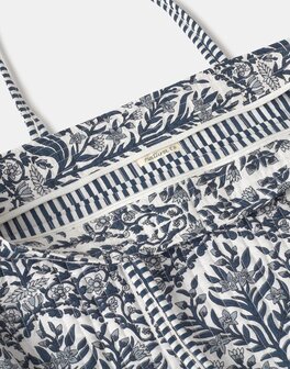 Natura - Shopper - Ayush - Print - Marineblauw
