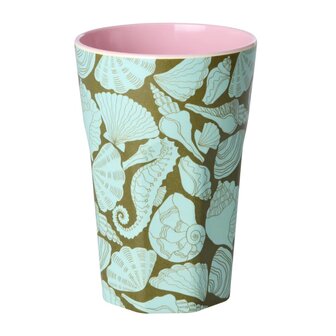 Rice - Melamine Cup - groot - groen - Sea Shell