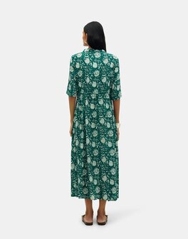 Natura - Long printed Dress - Rihaan - Green