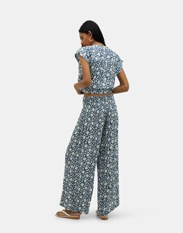 Natura - Broek met print - Samarth - Blauw - Wit