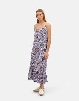 Natura - Lange Jurk met bloemen Print - Dalmar