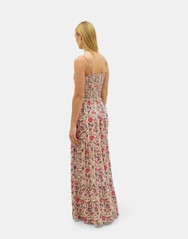 Natura - Lange Jurk met bloemen Print - Badru