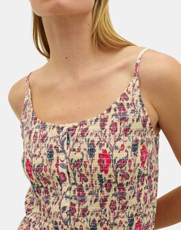 Natura - Lange Jurk met bloemen Print - Badru