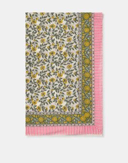 Natura - Pareo - Floral - Roze/Geel