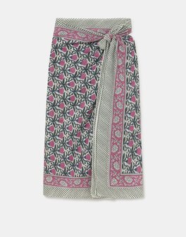Natura - Pareo - Floral - Roze/Groen