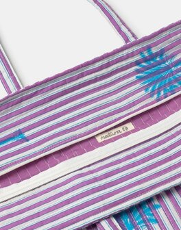 Natura -Tas - Weekend - Summer Palms - Mauve