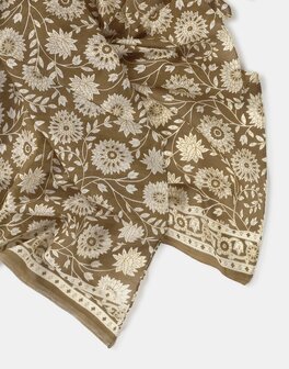 Natura - Sjaal - Indian Floral Print
