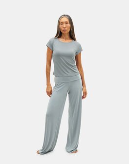 Natura - Broek met print - Althai - Lichtblauw