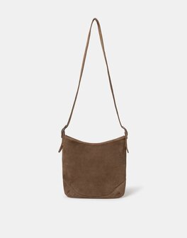 Natura - Tas - Crossbody - Su&egrave;de - Chocolade bruin