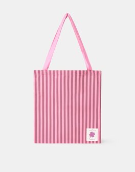 Natura - Tote Bag - Gestreept - Roze
