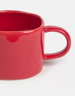 Natura - Mok - Keramiek - rood - LOVER