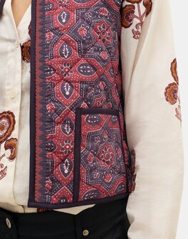 Natura - Gilet met Print - Ziva - combimaat S/M