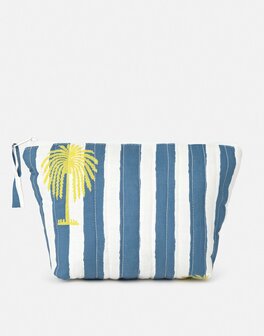 Natura -Toilettas - Klein - yaya Blauw met palmboom