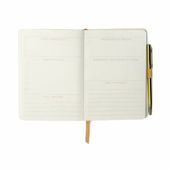 Designworks - dagboek met pen - Find What brings you Joy